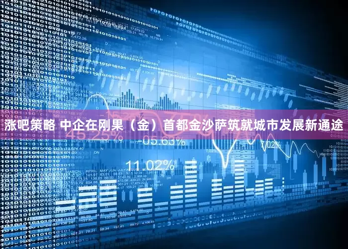 涨吧策略 中企在刚果（金）首都金沙萨筑就城市发展新通途